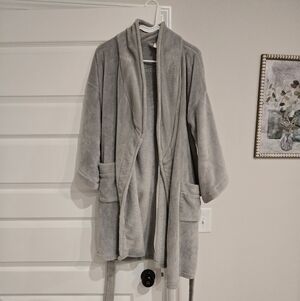 Stars Above Women's Soft Gray Robe